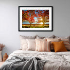 Autumn Glow over Lake Burley Griffin – Canberra Landscape Art Print by Robert Vine