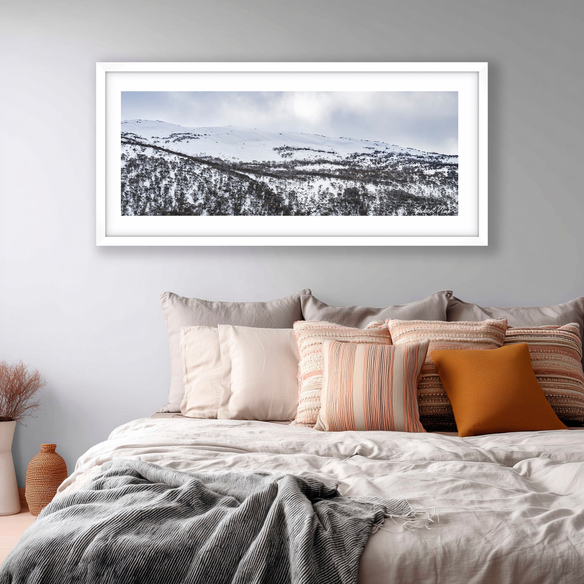 Winter Horizons – Guthega | Limited Edition Framed Landscape Print by Robert Vine