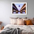 Air Force Balloon Over Commonwealth Avenue Bridge – Canberra | Limited Edition Framed Print