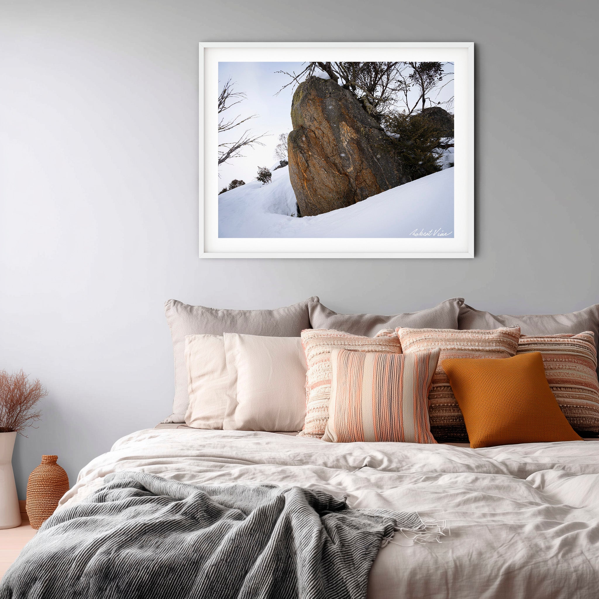 Granite Sentinel – Perisher | Limited Edition Framed Landscape Print by Robert Vine