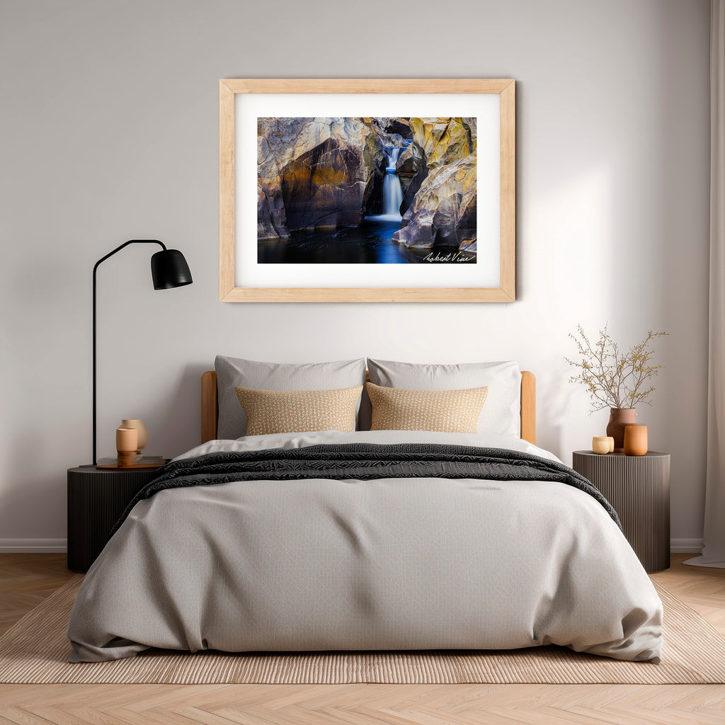 Stone & Water – Googong Cascades | Limited Edition Framed Art Print