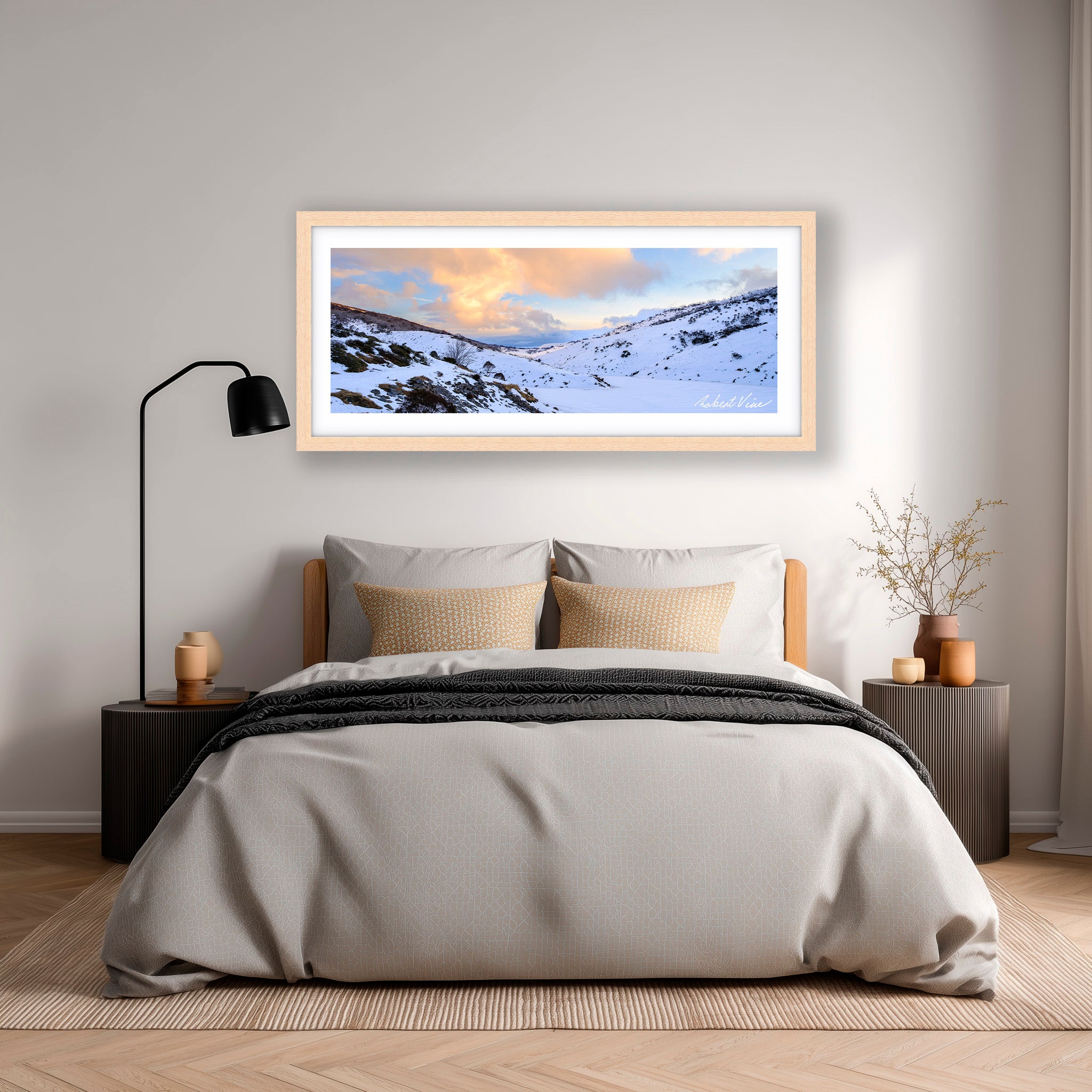 Frozen Reflections – Guthega | Limited Edition Framed Landscape Print by Robert Vine