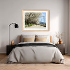 Blossoms Along the Lake – Limited Edition Framed Art Print
