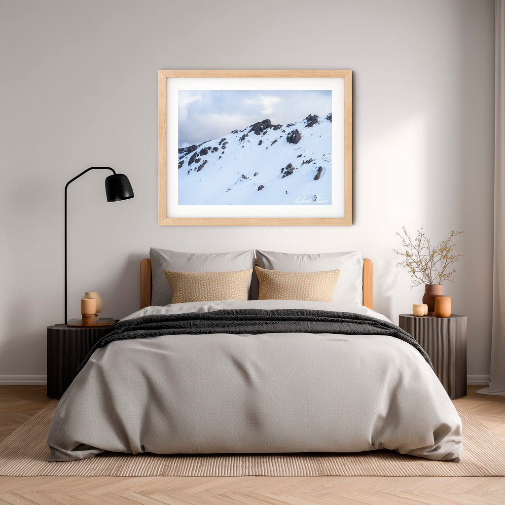 Solitude on the Slopes – Thredbo | Limited Edition Framed Landscape Print by Robert Vine