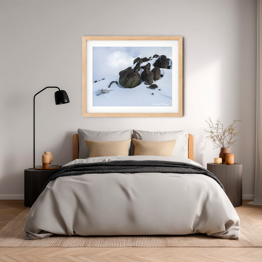 Silent Monoliths – Thredbo | Limited Edition Framed Landscape Print by Robert Vine