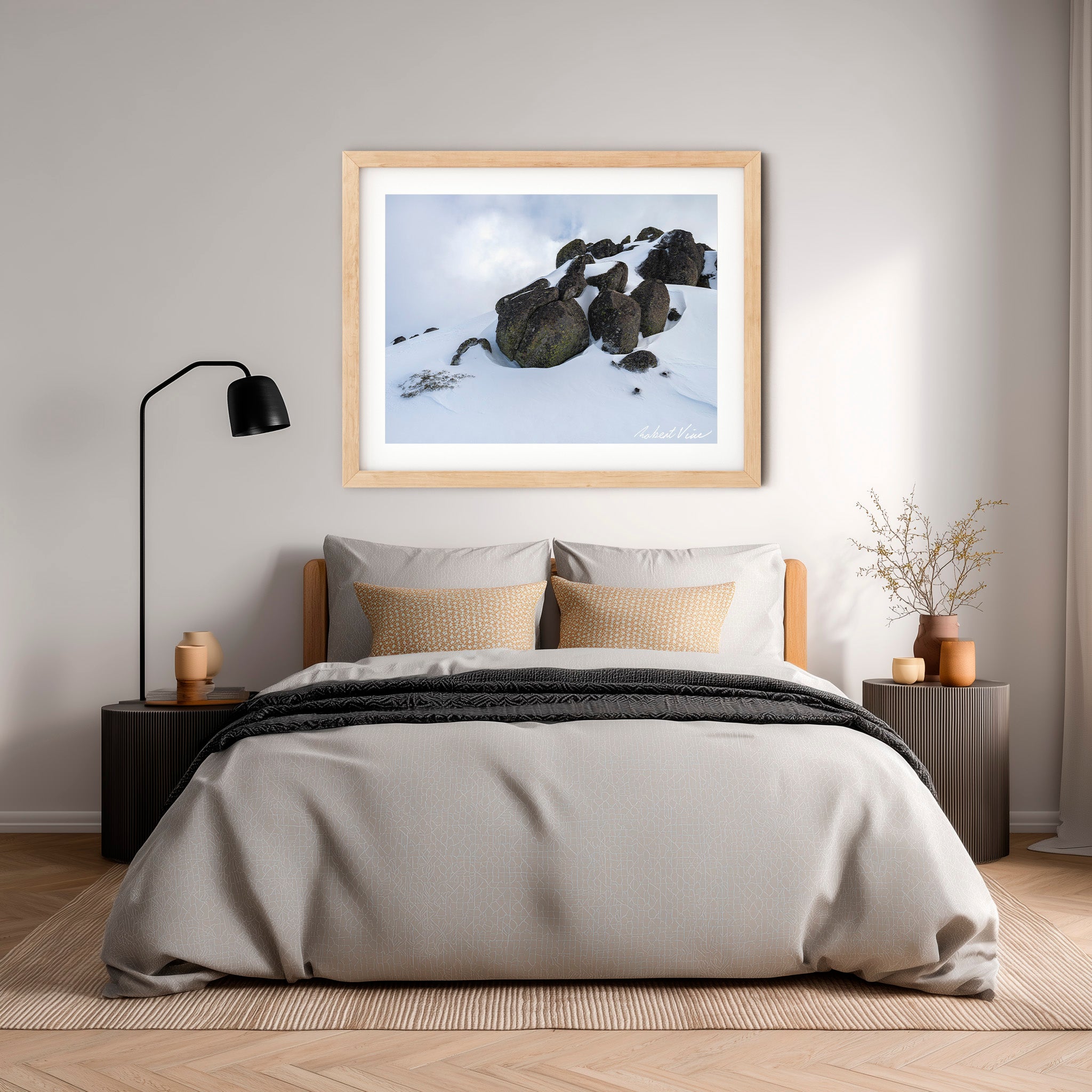 Silent Monoliths – Thredbo | Limited Edition Framed Landscape Print by Robert Vine