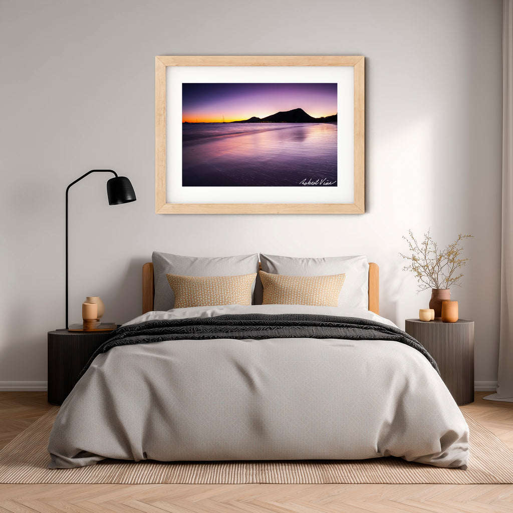 Shoal Bay at Dawn, Port Stephens — Limited Edition Framed Print by Robert Vine