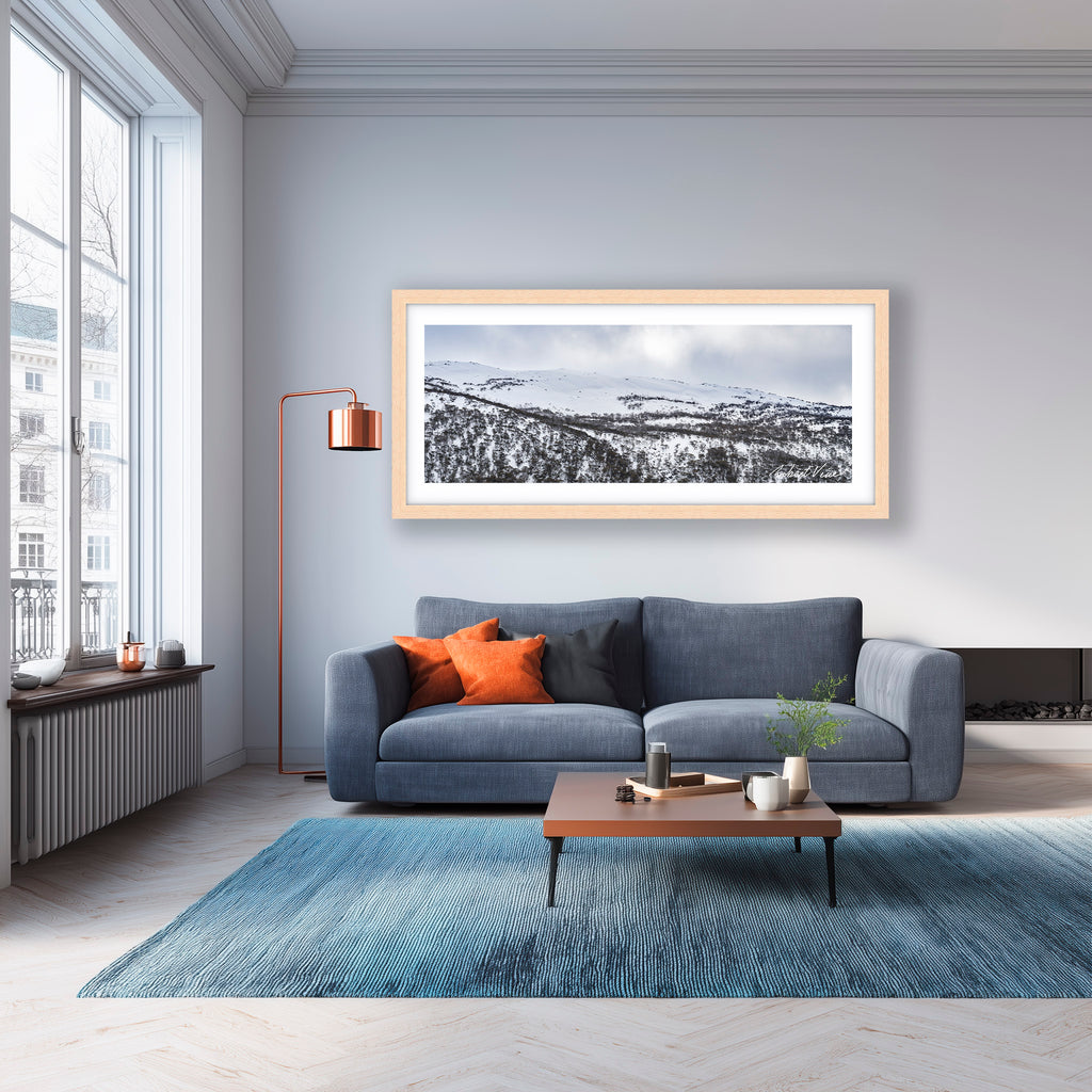 Winter Horizons – Guthega | Limited Edition Framed Landscape Print by Robert Vine