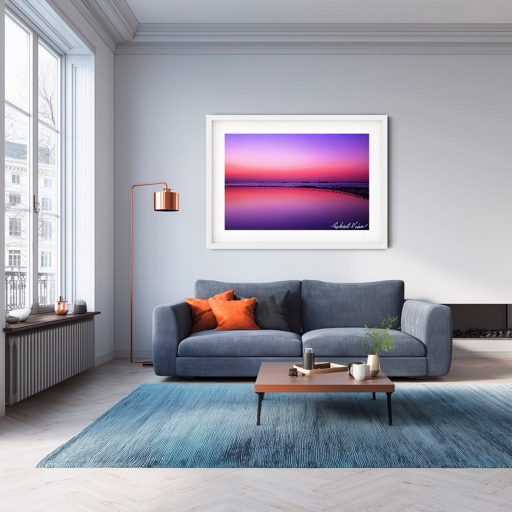 Newcastle Canoe Pool Dawn – Coastal Landscape Art Print