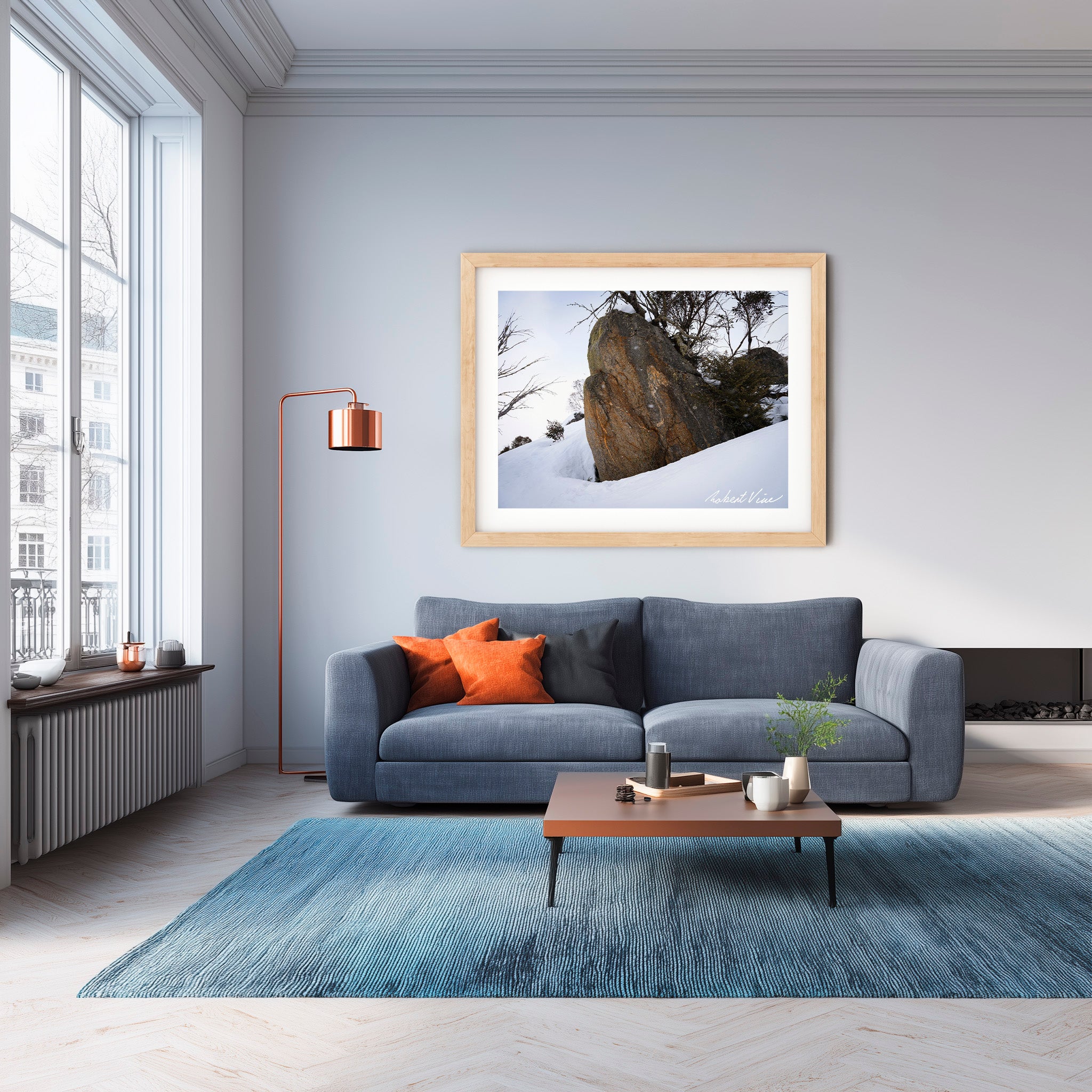 Granite Sentinel – Perisher | Limited Edition Framed Landscape Print by Robert Vine
