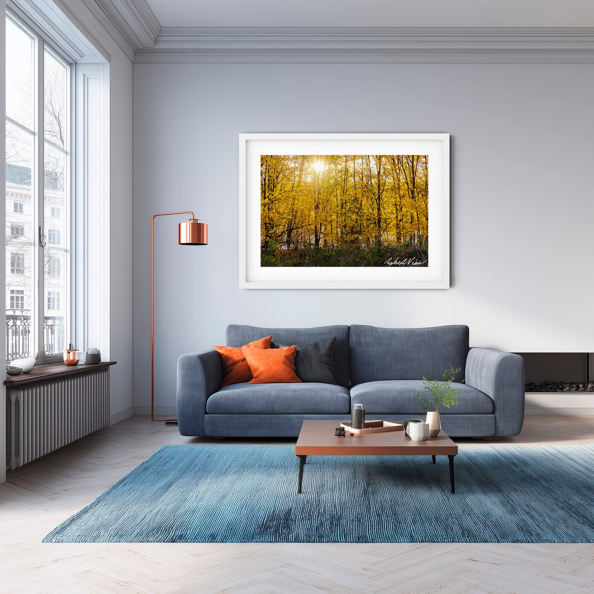 Golden Canopy | Limited Edition Framed Autumn Print of Queanbeyan