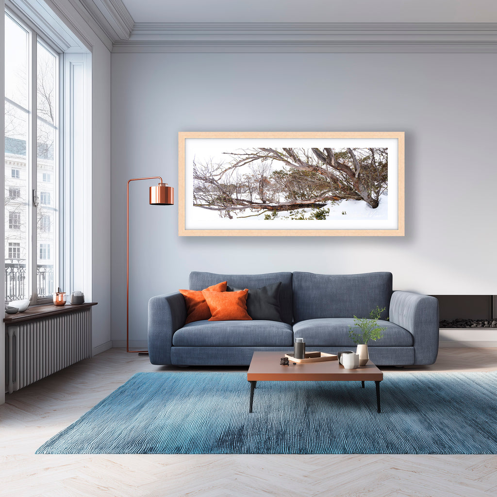 Snow Gum Tapestry – Perisher | Limited Edition Framed Landscape Print by Robert Vine
