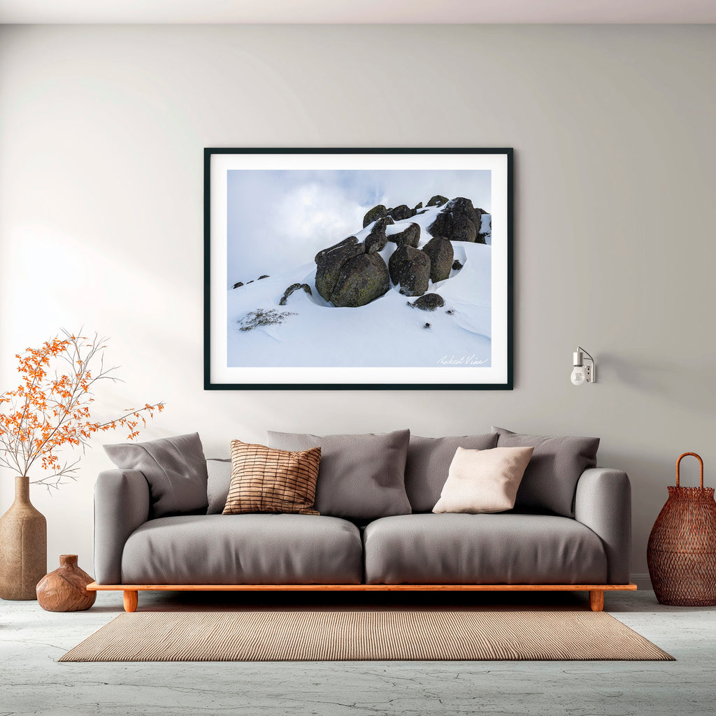 Silent Monoliths – Thredbo | Limited Edition Framed Landscape Print by Robert Vine