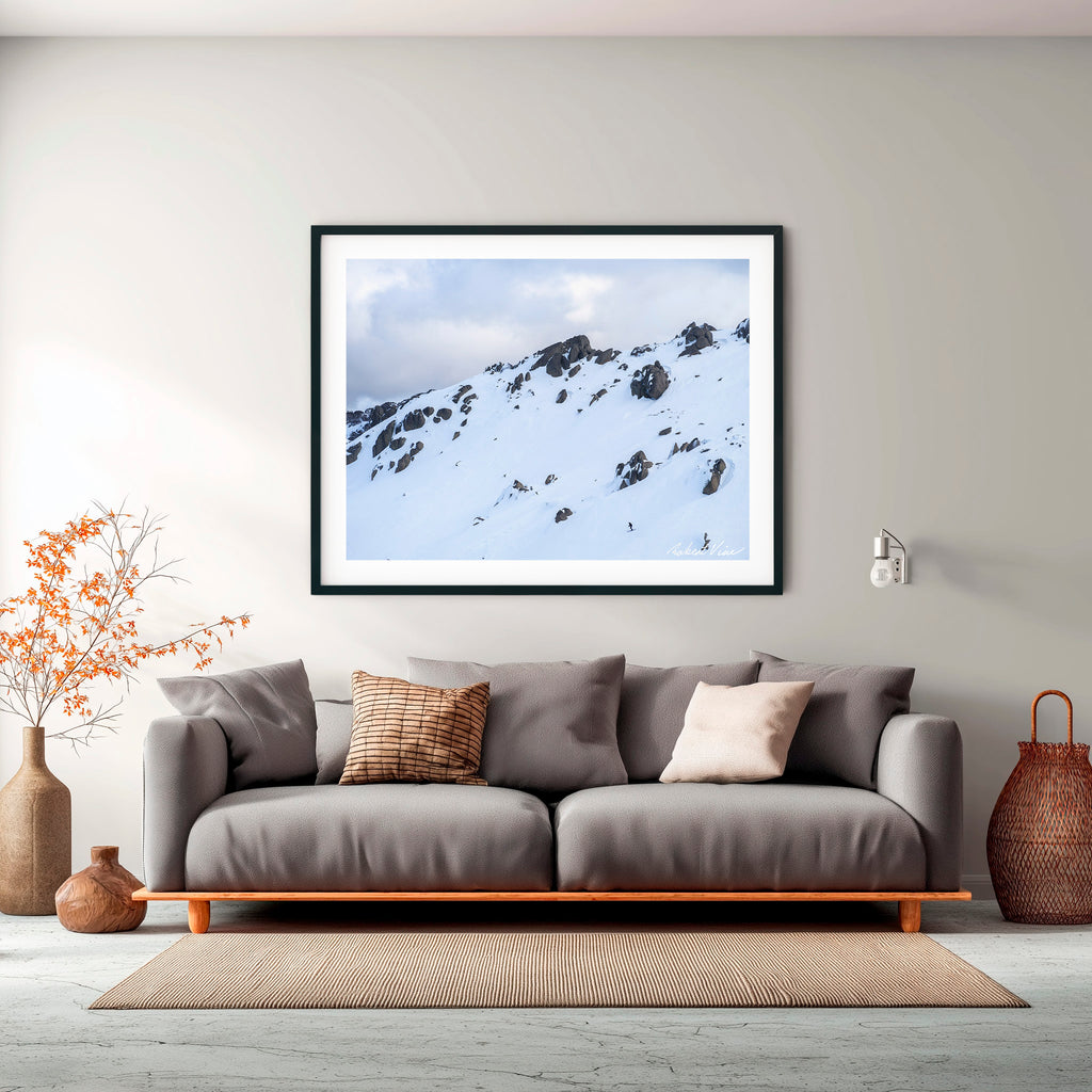 Solitude on the Slopes – Thredbo | Limited Edition Framed Landscape Print by Robert Vine