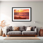Darwin Harbour Sunset — Australian Coastal Landscape Art Print by Robert Vine