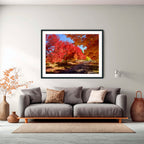 Crimson Avenue | Limited Edition Framed Autumn Print of Queanbeyan
