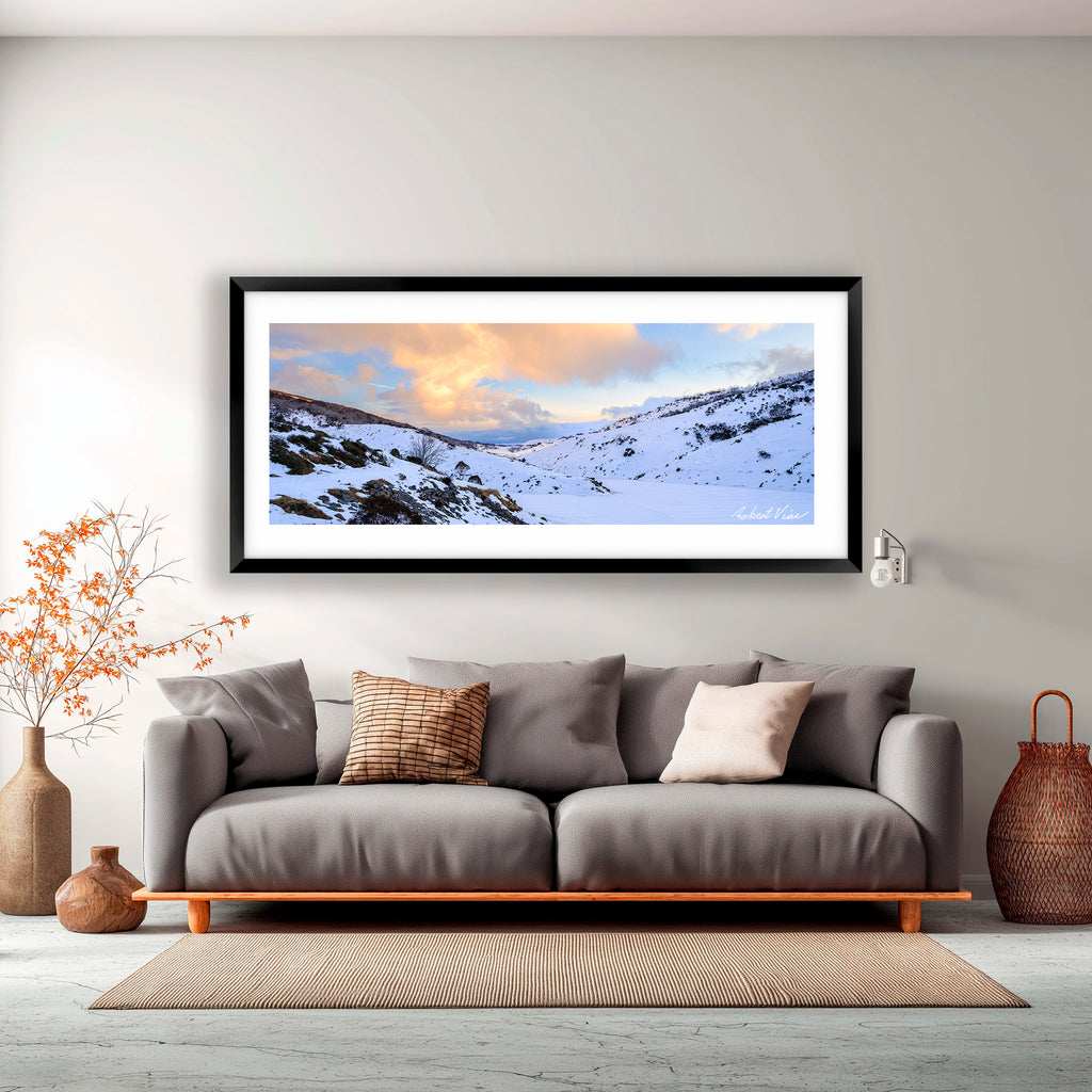 Frozen Reflections – Guthega | Limited Edition Framed Landscape Print by Robert Vine