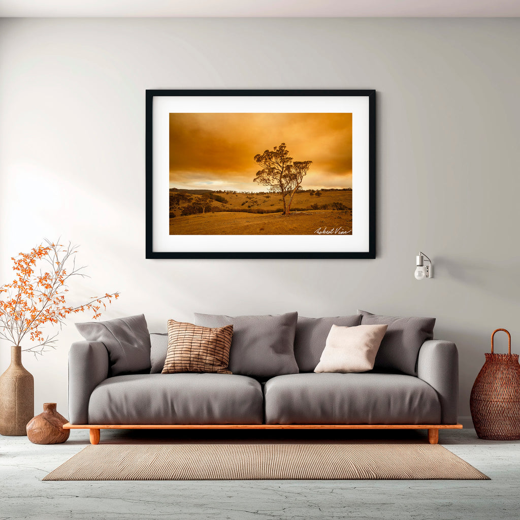 Amber Skies, Googong — Limited Edition Framed Art Print