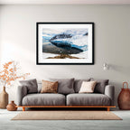 Neko Harbour Icefall – Limited Edition Landscape Art Print by Robert Vine