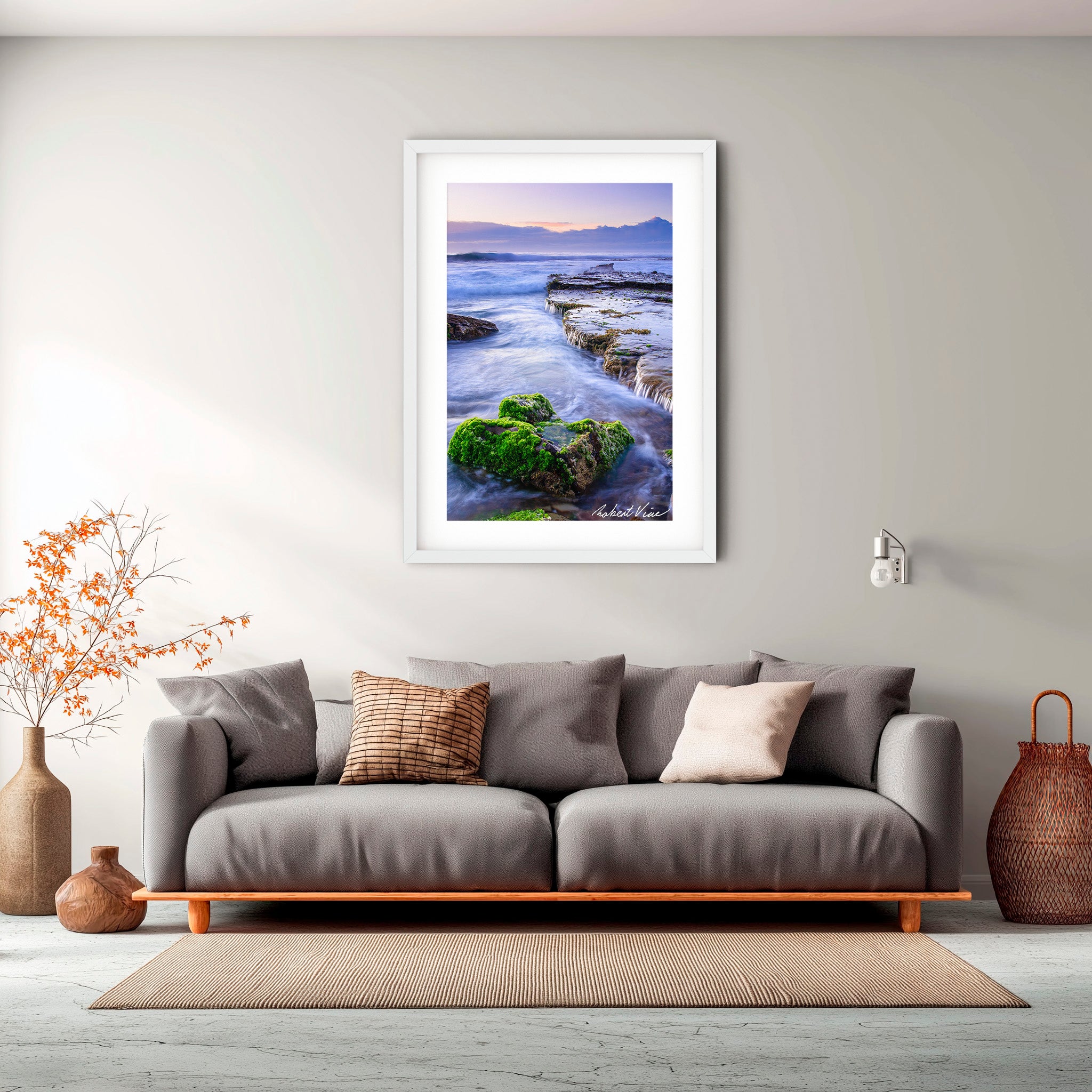 Merewether Beach Tidal Flow – Newcastle Coastal Landscape Art Print