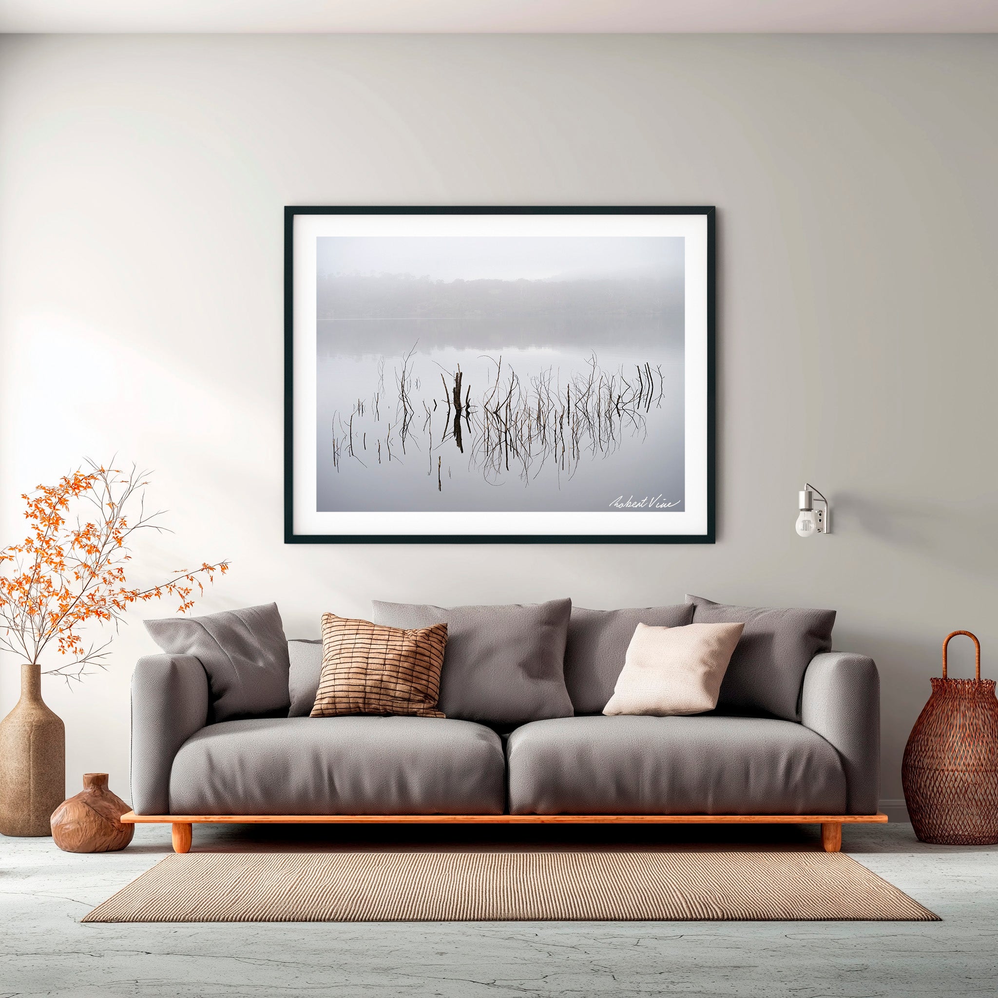 Winter Silence, Googong Dam – Limited Edition Framed Art Print