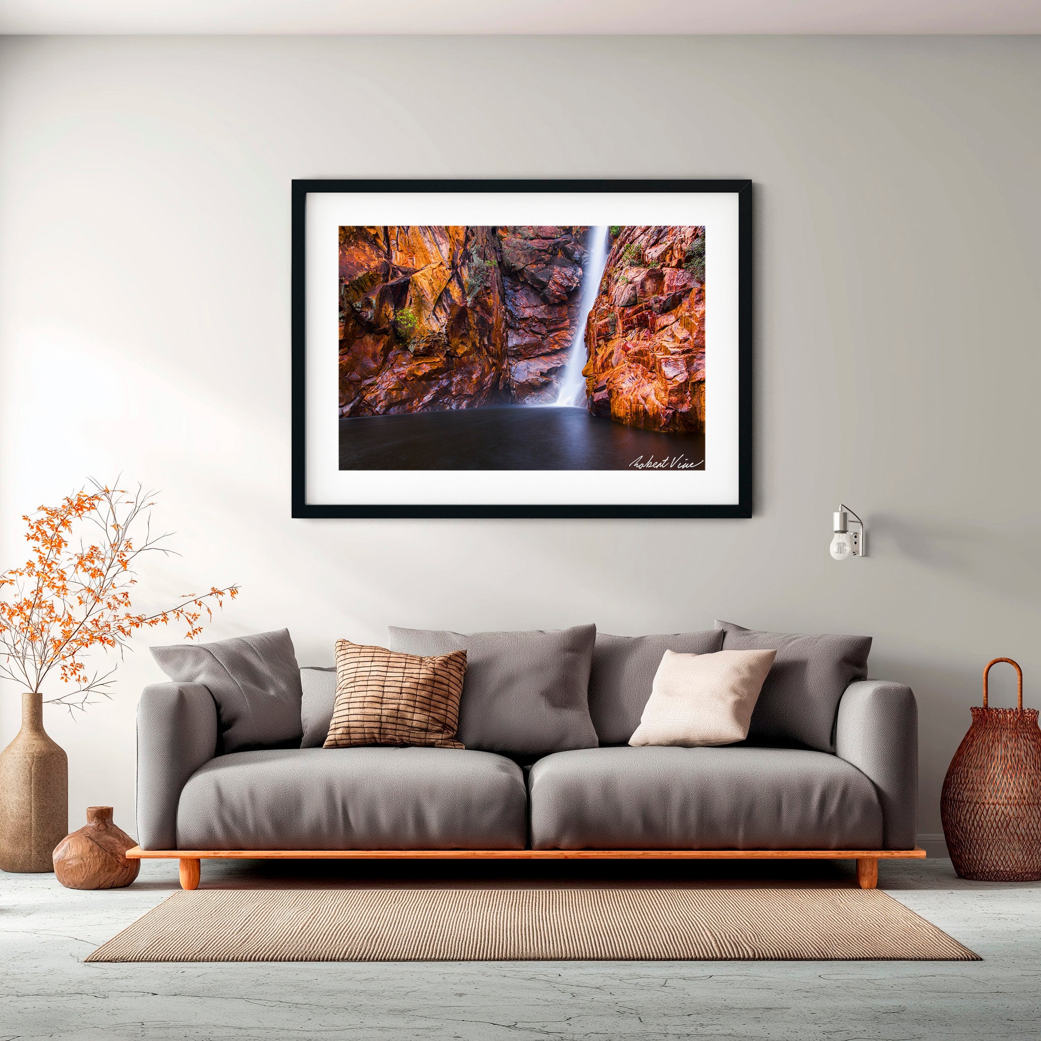 Motor Car Falls – Kakadu National Park Landscape Art Print by Robert Vine