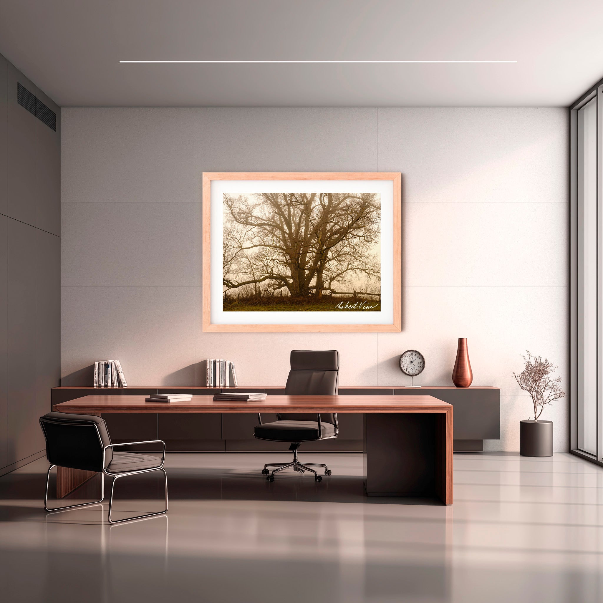 Ancient Sentinel in the Mist – Royalla Limited Edition Framed Print