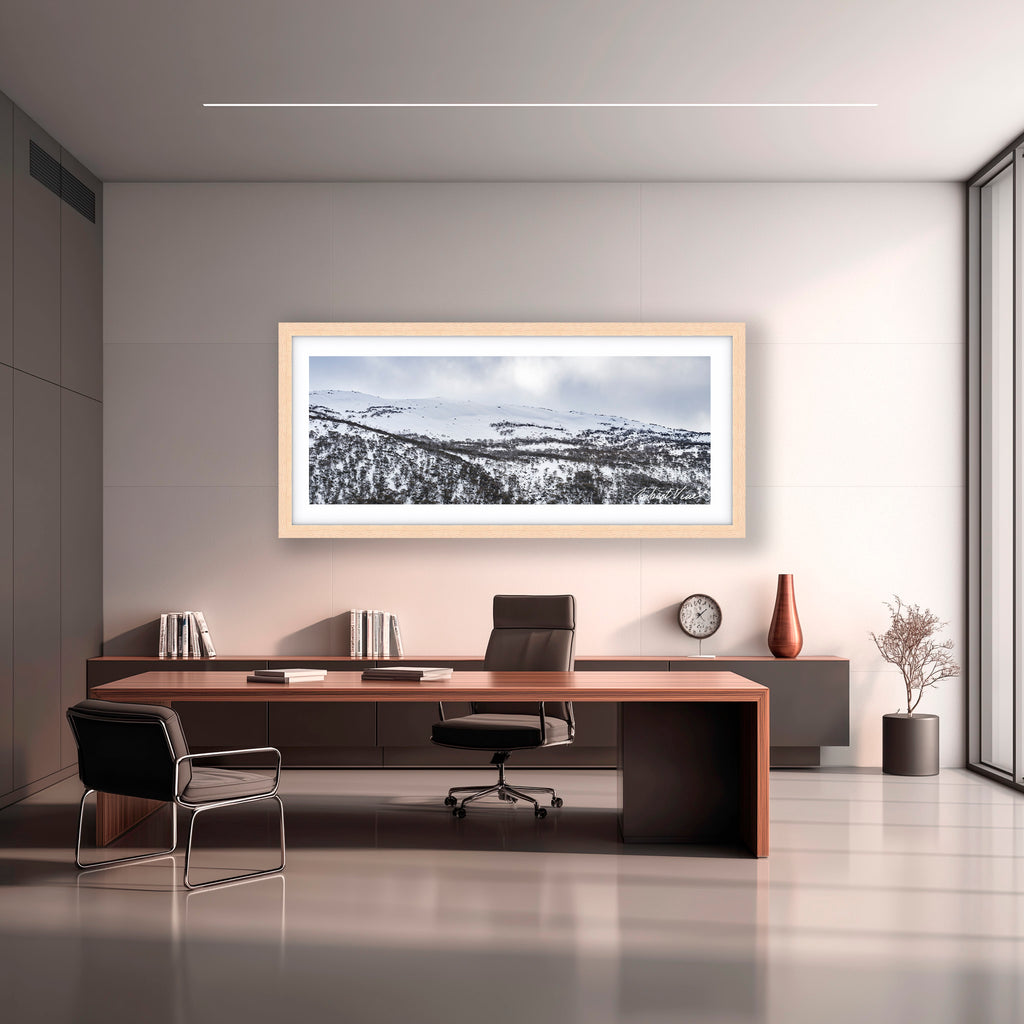 Winter Horizons – Guthega | Limited Edition Framed Landscape Print by Robert Vine