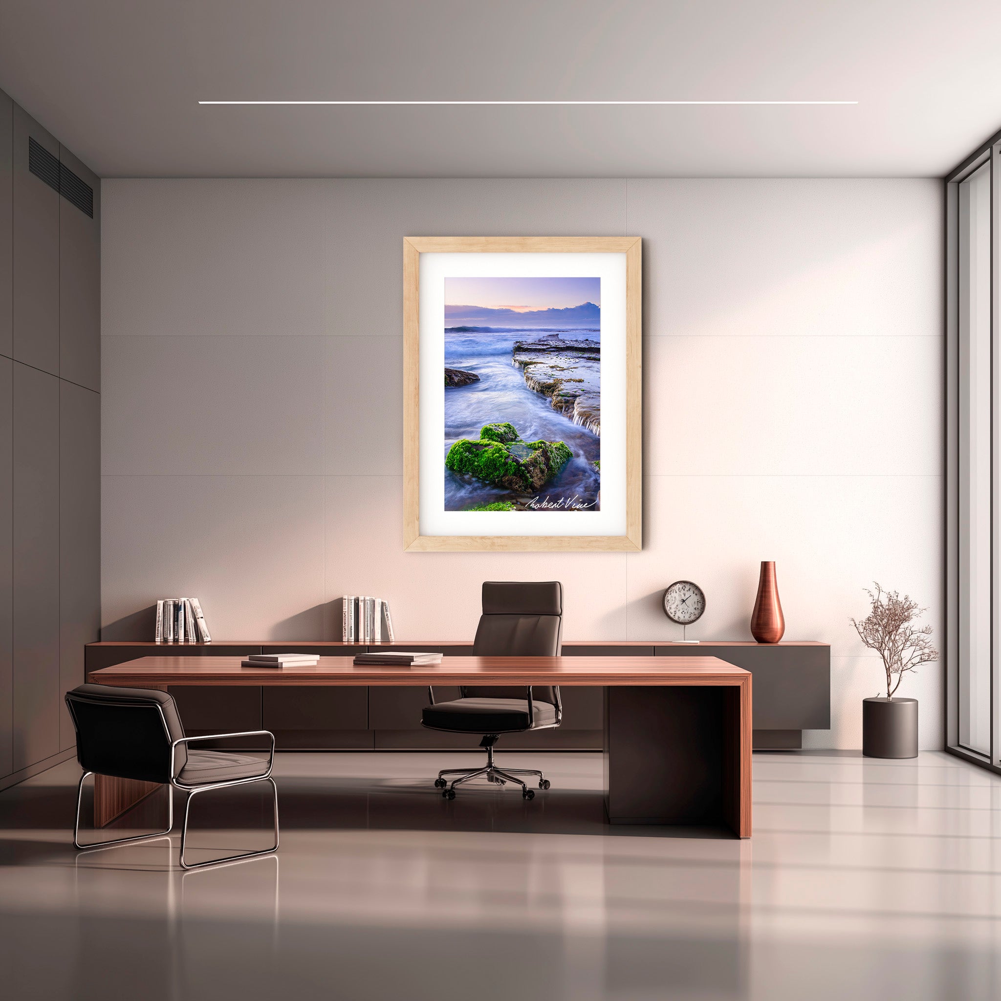 Merewether Beach Tidal Flow – Newcastle Coastal Landscape Art Print