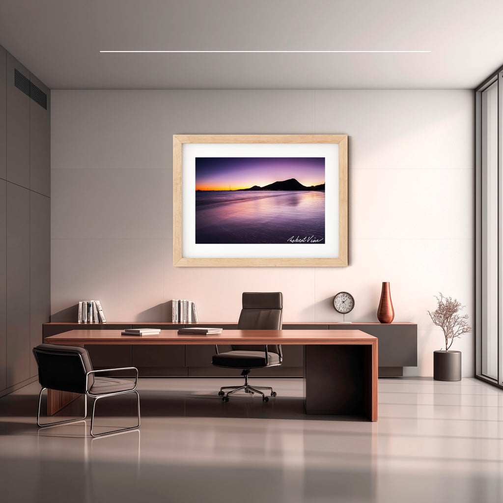 Shoal Bay at Dawn, Port Stephens — Limited Edition Framed Print by Robert Vine