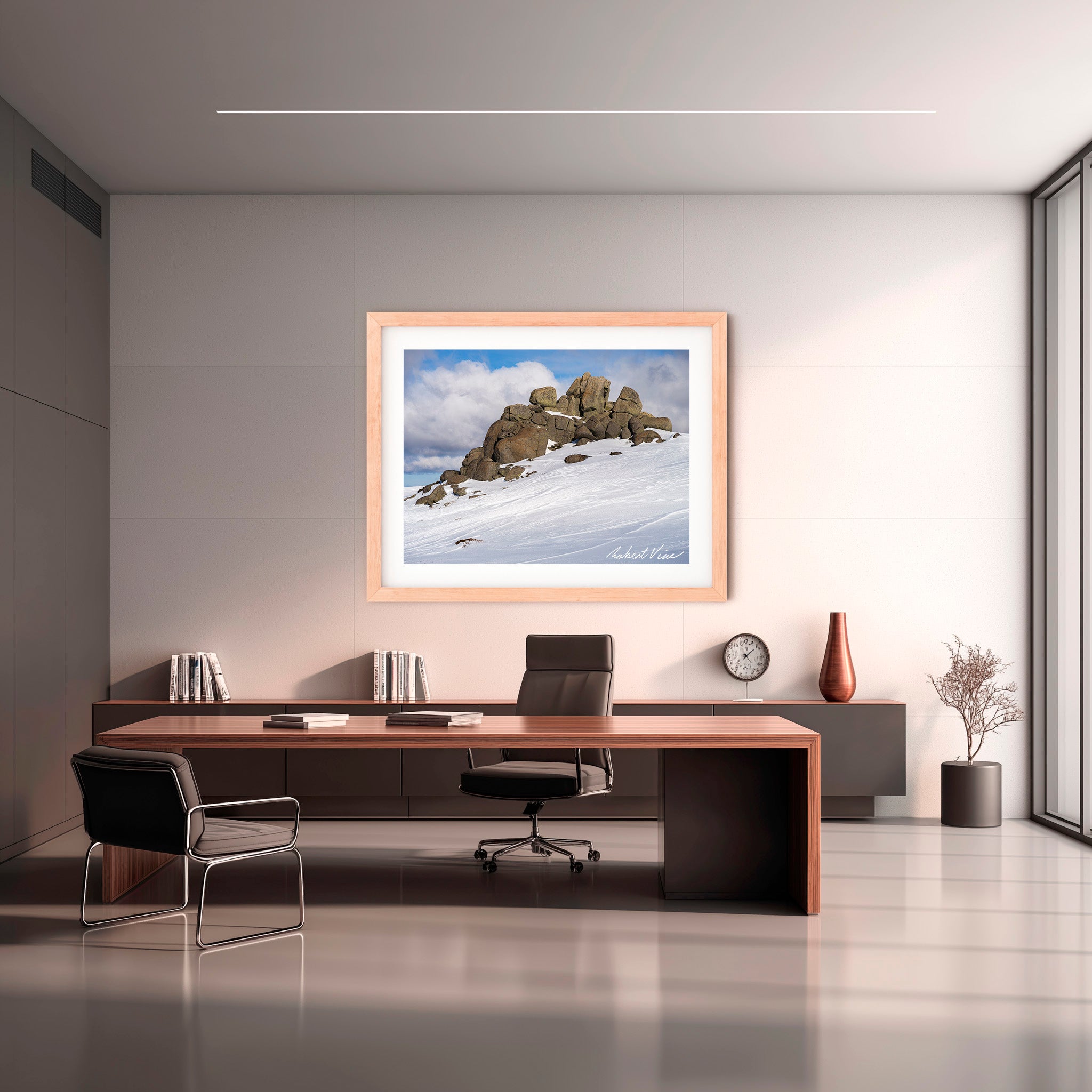 Granite Crown – Thredbo Summit | Limited Edition Framed Landscape Print by Robert Vine