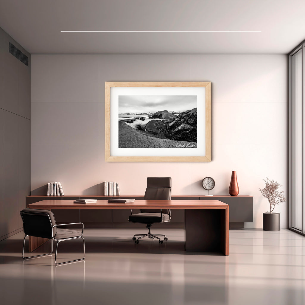 Contours of Deception Island — Limited Edition Framed Antarctic Print