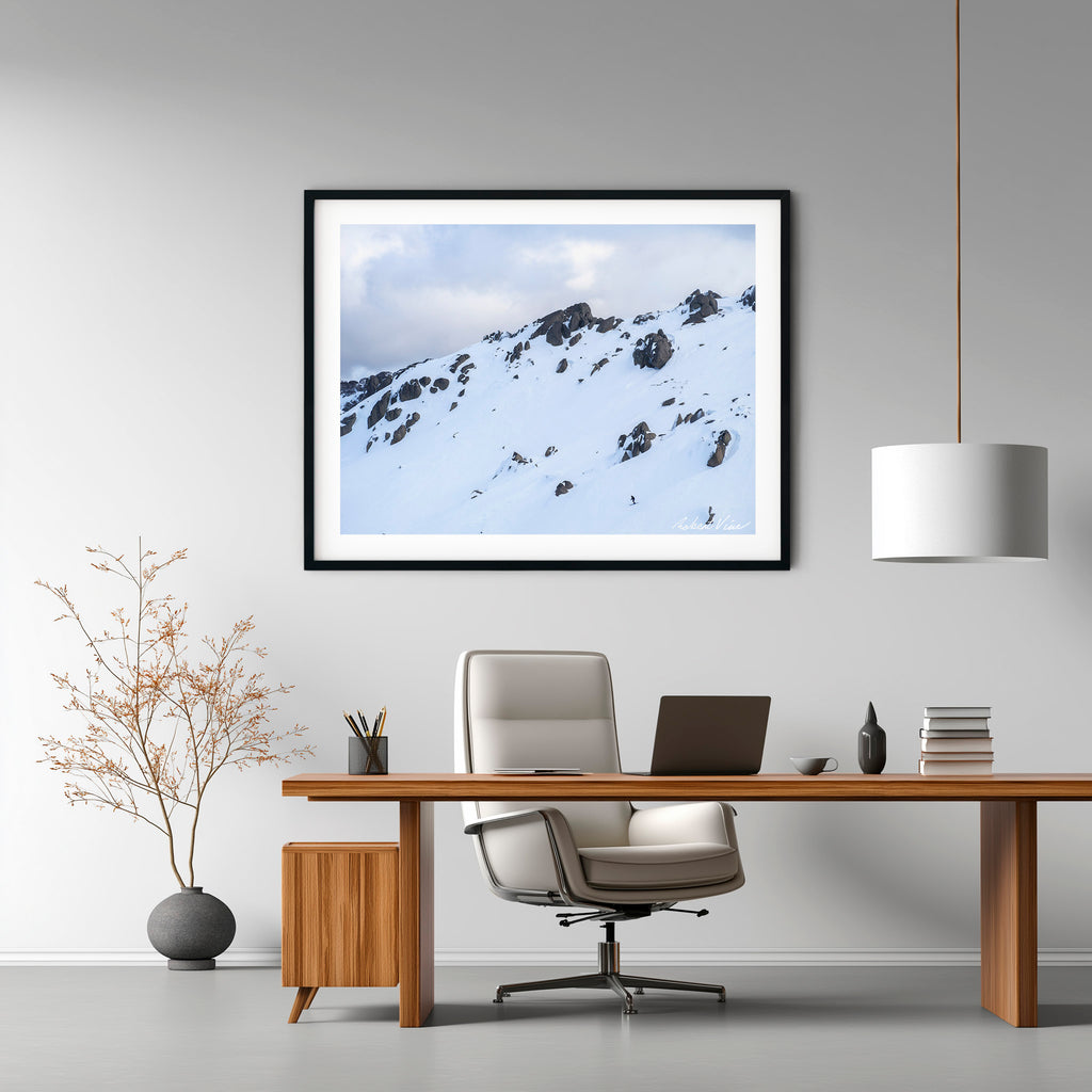 Solitude on the Slopes – Thredbo | Limited Edition Framed Landscape Print by Robert Vine