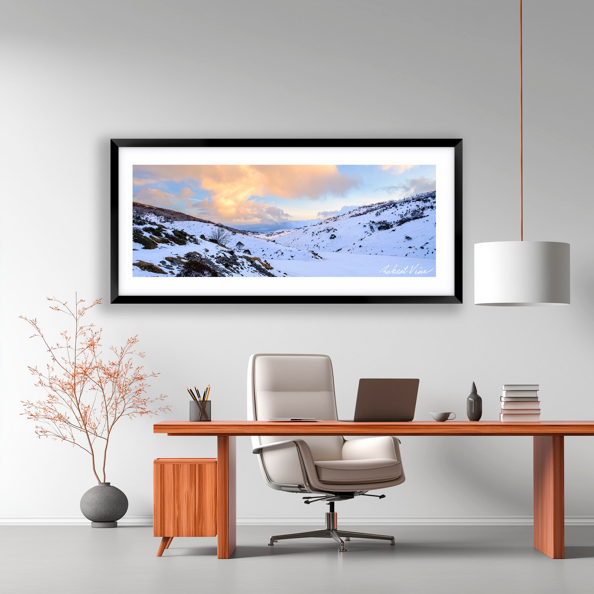 Frozen Reflections – Guthega | Limited Edition Framed Landscape Print by Robert Vine