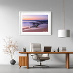 Susan Gilmore Beach Sunrise – Newcastle Coastal Landscape Art Print