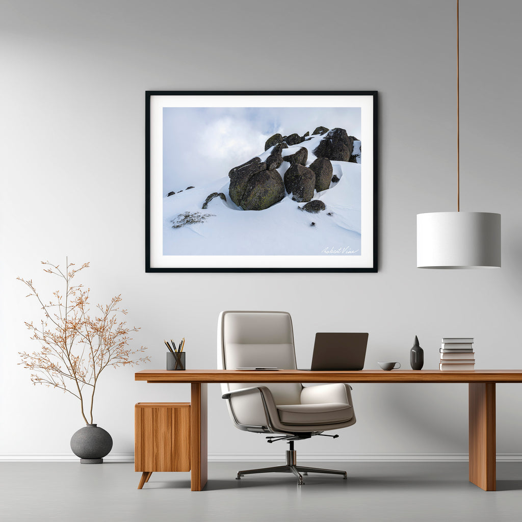 Silent Monoliths – Thredbo | Limited Edition Framed Landscape Print by Robert Vine