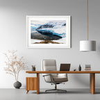 Neko Harbour Icefall – Limited Edition Landscape Art Print by Robert Vine