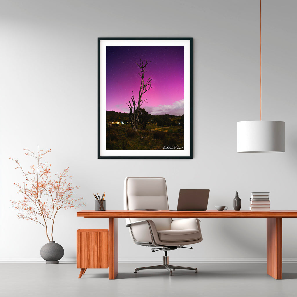 Aurora Sentinel – Limited Edition Framed Art Print