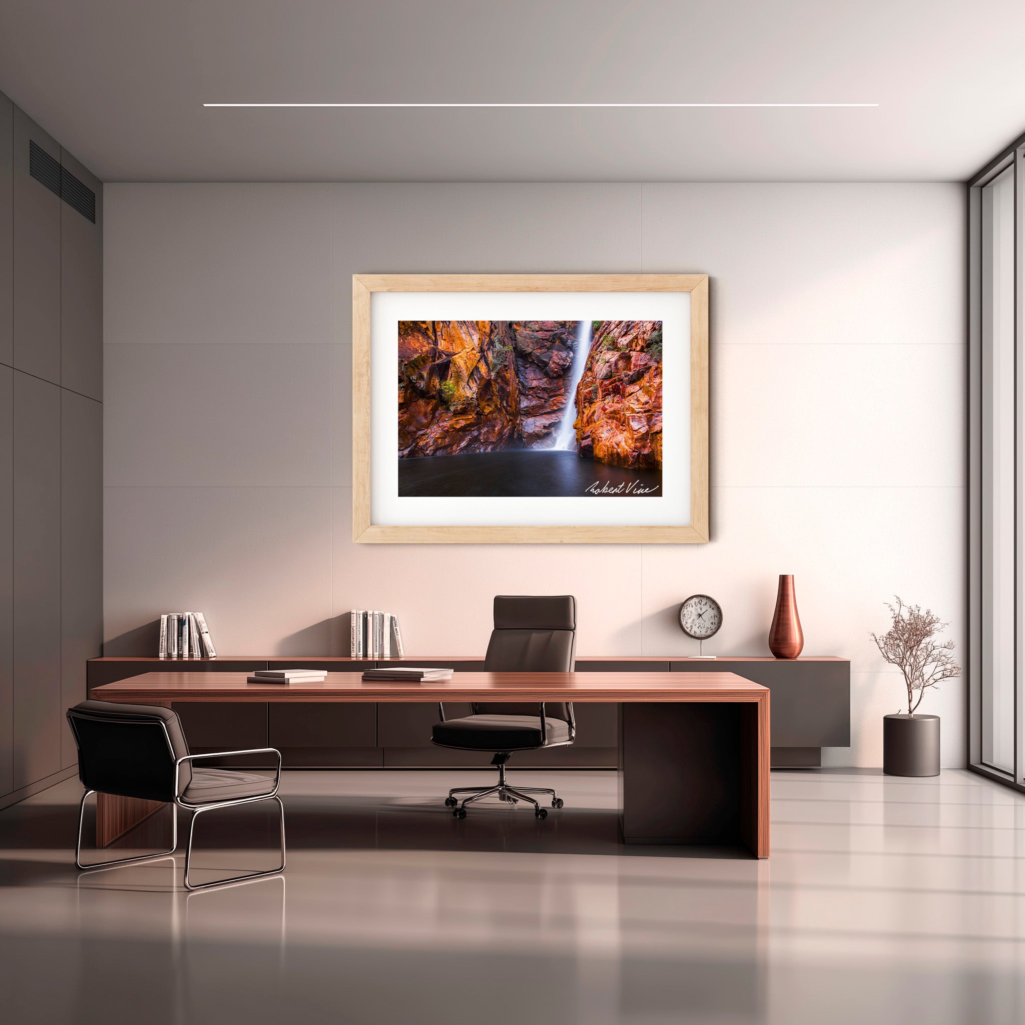 Motor Car Falls – Kakadu National Park Landscape Art Print by Robert Vine