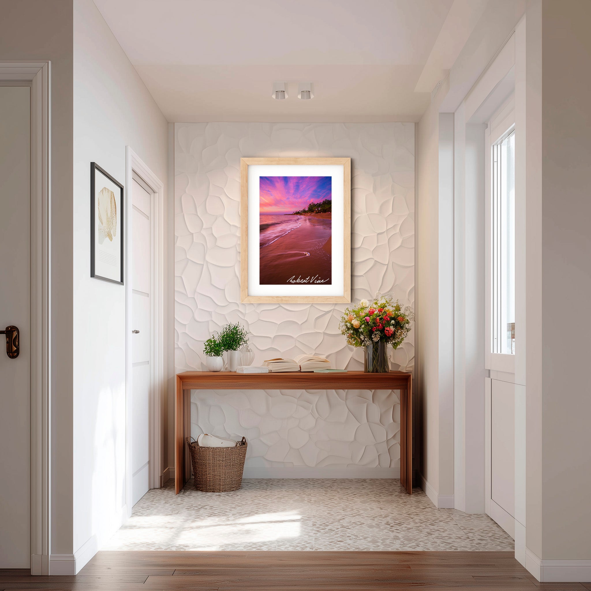 Nightcliff Beach Sunset – Australian Coastal Landscape Art By Robert Vine