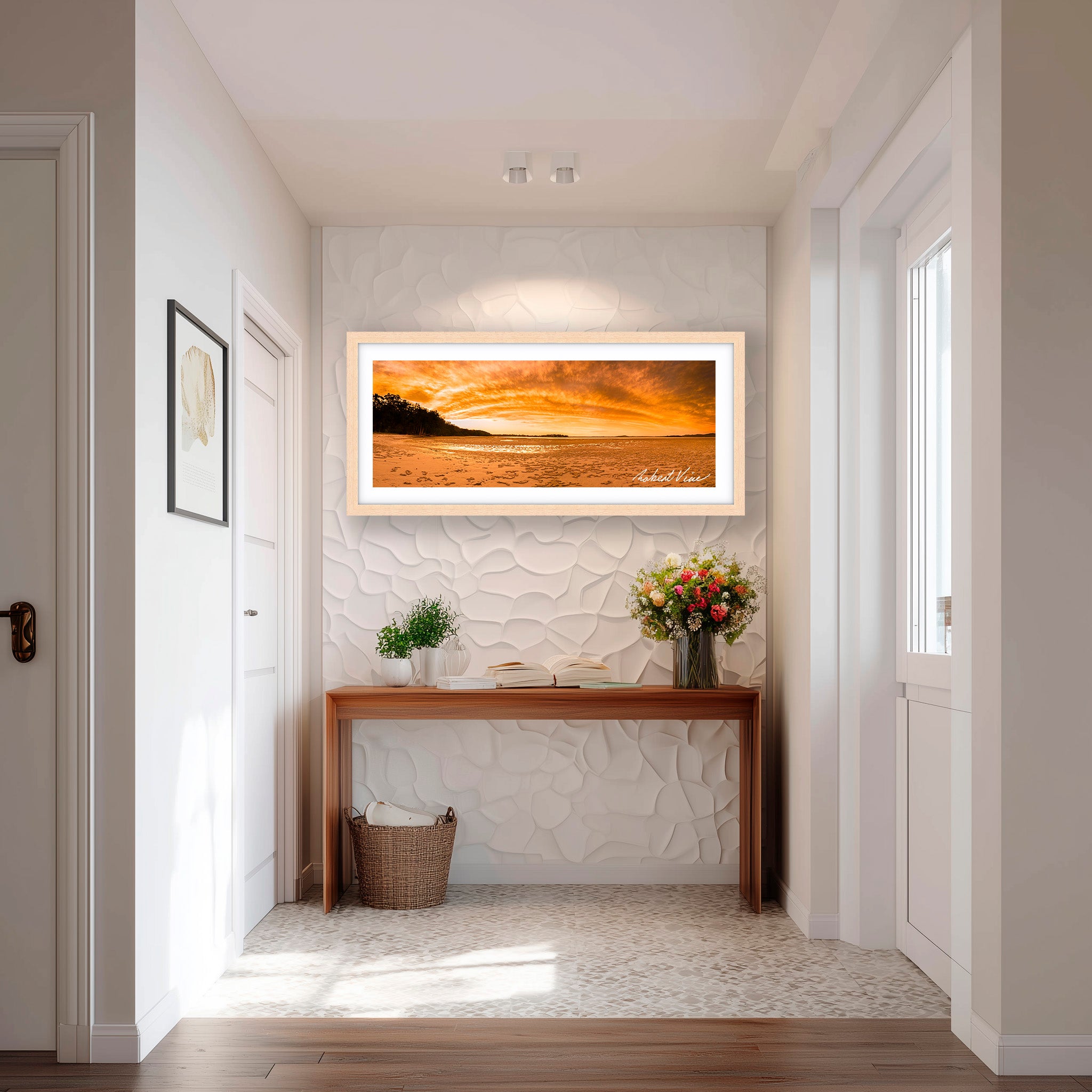 Golden Tides, Tanilba Bay – Limited Edition Framed Print by Robert Vine