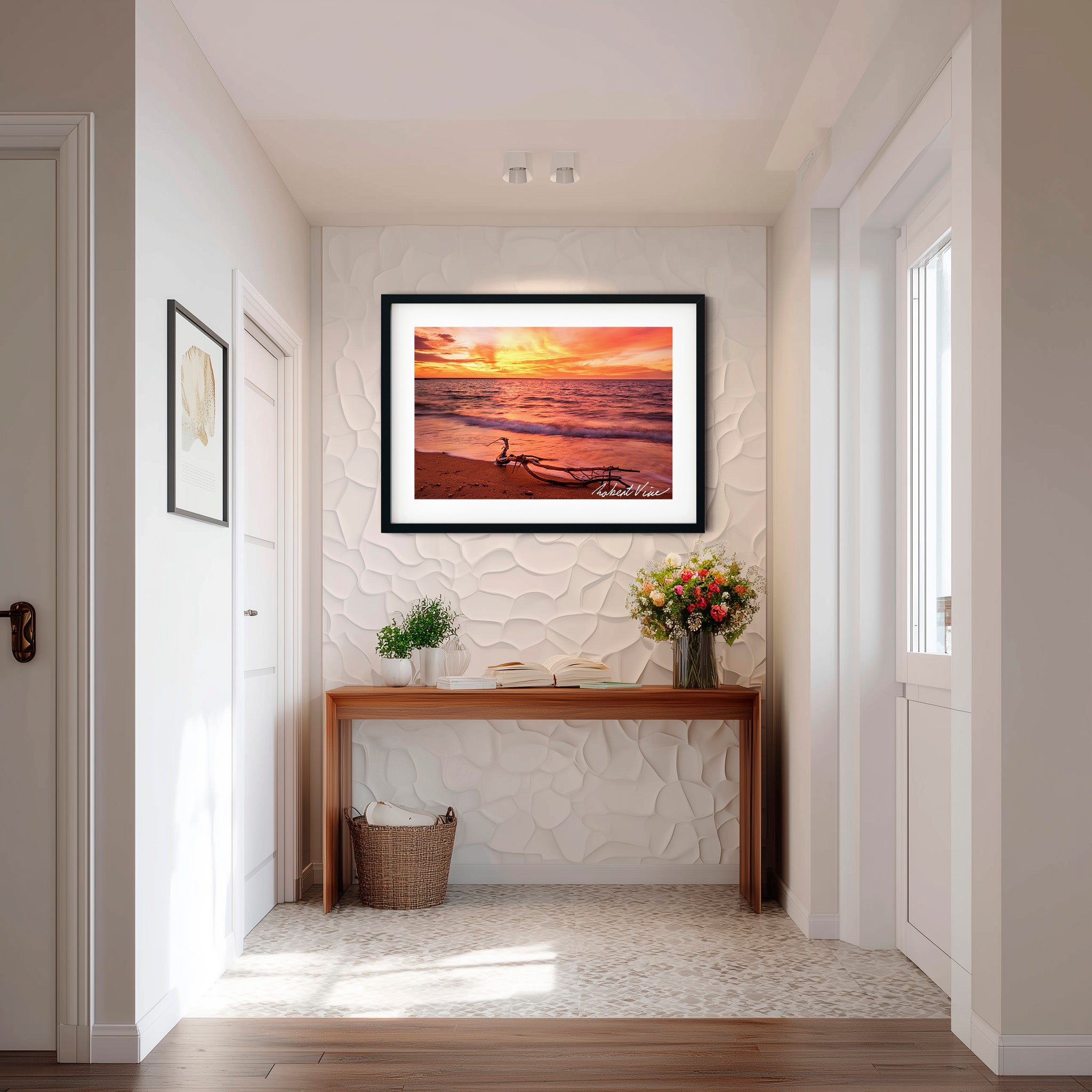 Darwin Harbour Sunset — Australian Coastal Landscape Art Print by Robert Vine