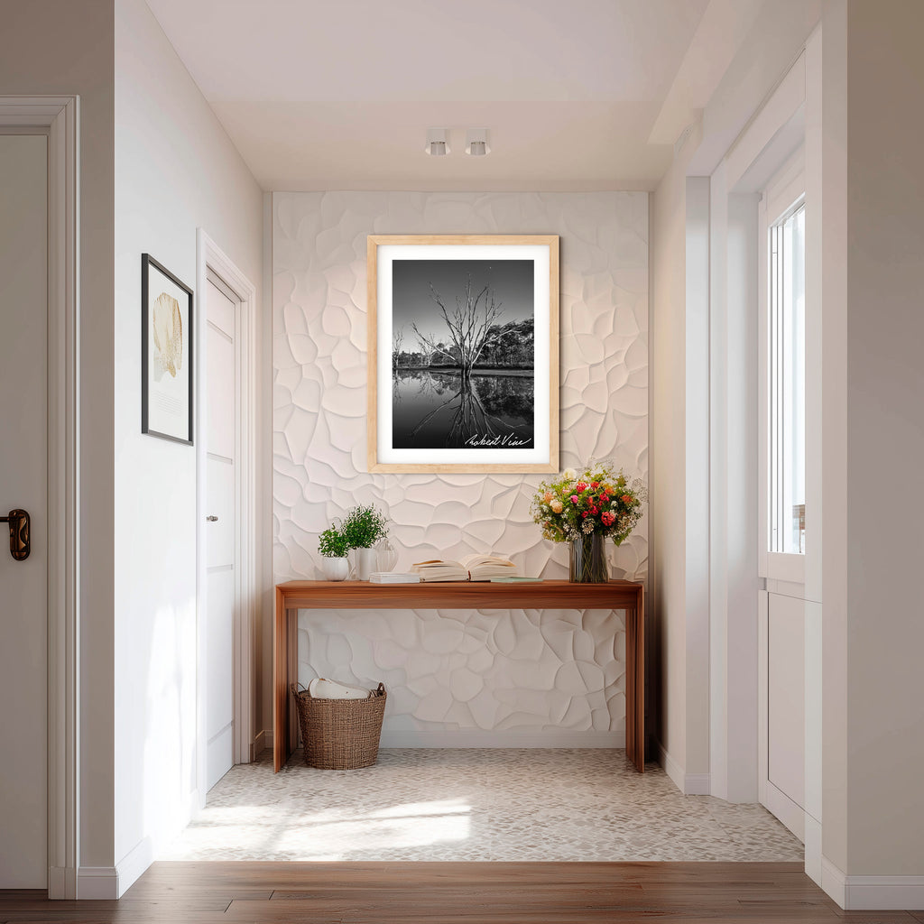 Reflections of Silence – Mulligans Flat Wetlands Limited Edition Framed Print
