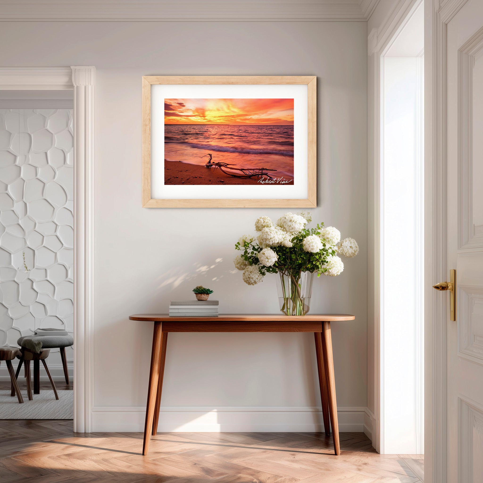 Darwin Harbour Sunset — Australian Coastal Landscape Art Print by Robert Vine