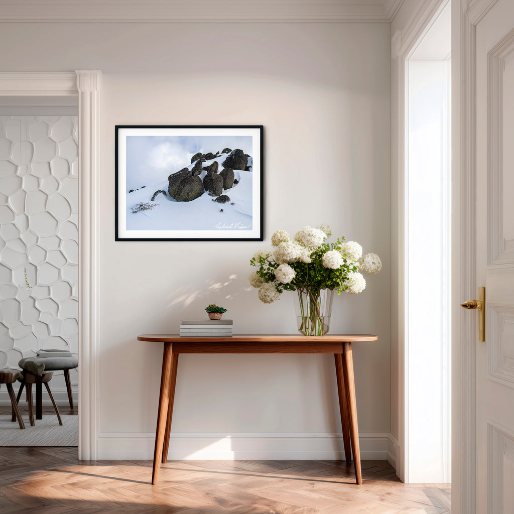 Silent Monoliths – Thredbo | Limited Edition Framed Landscape Print by Robert Vine
