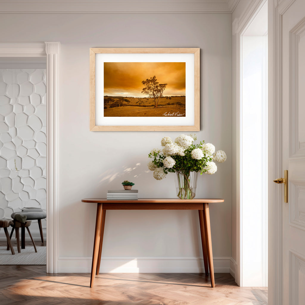 Amber Skies, Googong — Limited Edition Framed Art Print