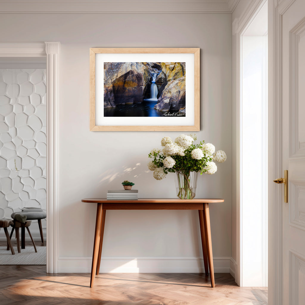 Stone & Water – Googong Cascades | Limited Edition Framed Art Print
