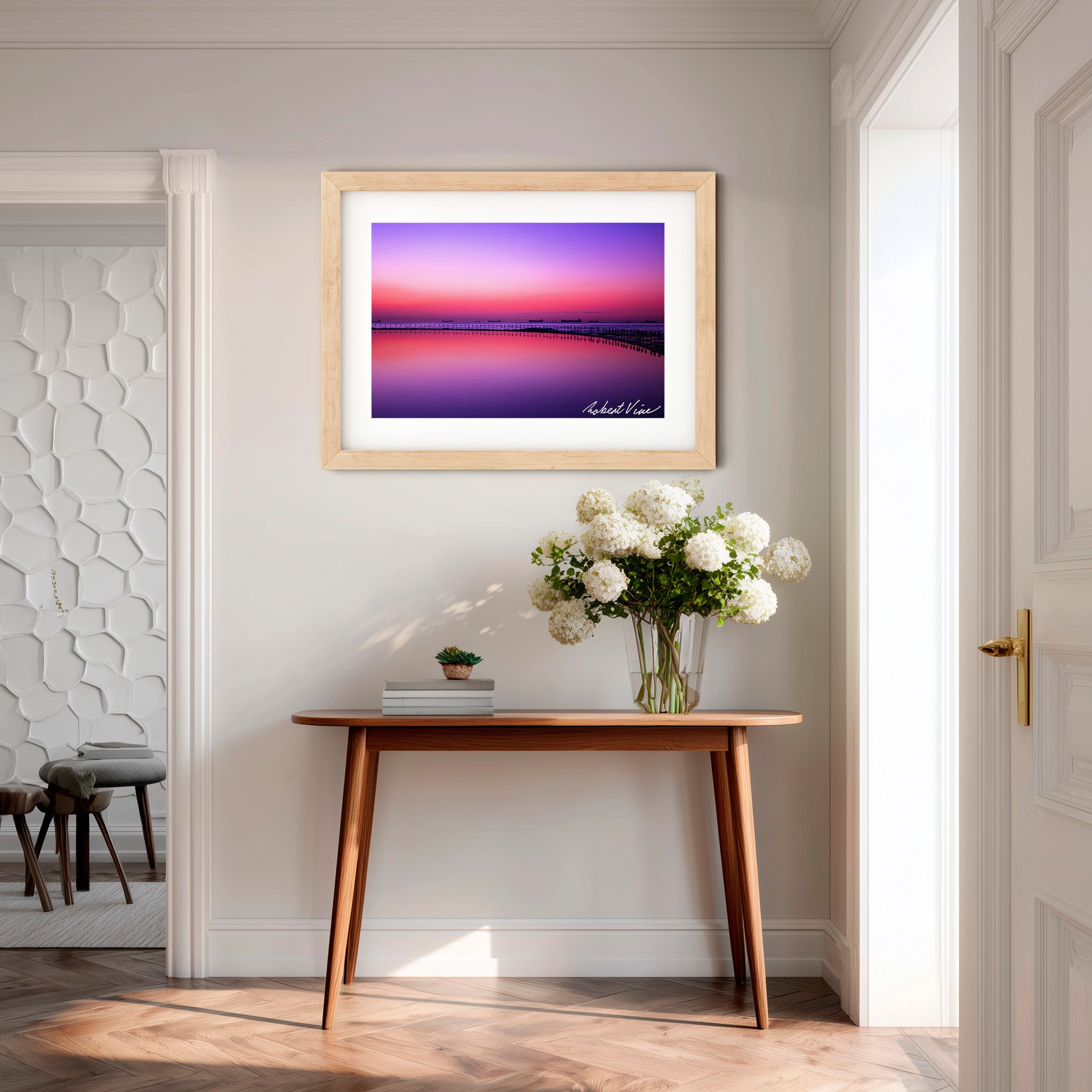 Newcastle Canoe Pool Dawn – Coastal Landscape Art Print