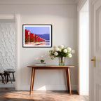 Autumn Colour at Lake Burley Griffin – Canberra Red Trees & Telstra Tower Fine Art Print by Robert Vine