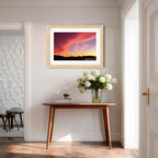 Rosefire Horizon – Royalla Sunset | Limited Edition Framed Art Print